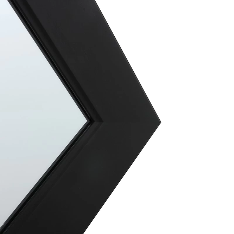 Flat Black Framed Wall Mirror, 24x58 6 Flat Black Framed Wall Mirror, 24x58 - Image 4