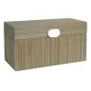 Found & Fable Blue Seagrass Woven Box, 13x6