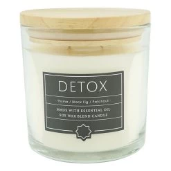Found & Fable Detox Scented Glass Jar Candle, 13oz