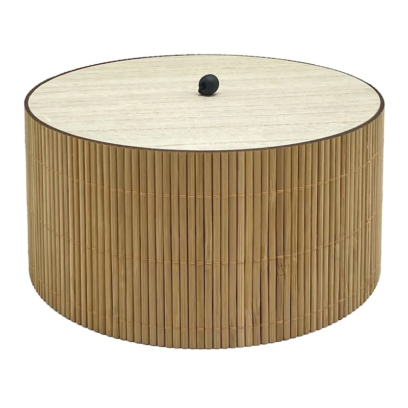 Found & Fable Lidded Bamboo Box, 4x7 3 Found & Fable Lidded Bamboo Box, 4x7