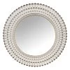 Found & Fable White & Gold Round Wall Mirror, 22"