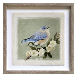 Framed Bird Wall Art, 18"