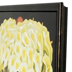 Framed Floral Canvas Wall Art, 26" -Finest Home Decoration framed floral canvas wall art 26 3