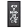 Framed Never Go Through Life Without Goals Soccer Wall Art, 10x20 -Finest Home Decoration framed never go through life without goals soccer wall art 10x20 1
