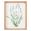 Framed Purple Fern Canvas Wall Art, 11x14