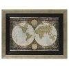 Framed World Map Textured Wall Art, 24x36 -Finest Home Decoration framed world map textured wall art 24x36 1