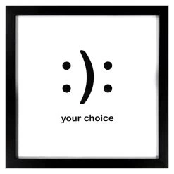 Framed Your Choice Wall Art, 13"