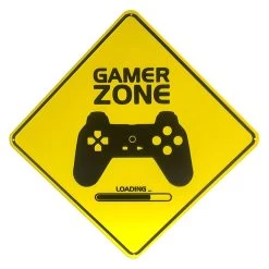 Game Zone Embossed Metal Wall Decor, 13"