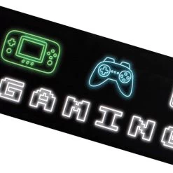 Gaming Zone High Gloss Canvas Wall Decor, 36x8 -Finest Home Decoration gaming zone high gloss canvas wall decor 36x8 6