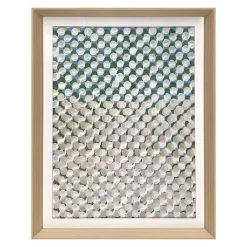 Glass Framed Abstract Print Wall Art, 27x33