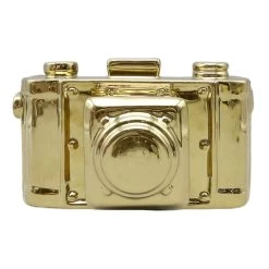Gold Camera Figurine, 4"