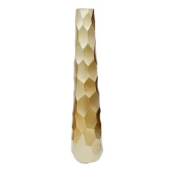 Gold Geo Floor Vase, 30"
