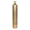 Gold Metal Floor Vase, 35"
