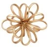 Gold Metal Flower, 5" -Finest Home Decoration gold metal flower 5