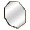 Gold Metal Octagon Wall Mirror, 24" 2 Gold Metal Octagon Wall Mirror, 24" -Finest Home Decoration gold metal octagon wall mirror 24