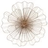 Gold Wire Flower Wall Decor, 20" -Finest Home Decoration gold wire flower wall decor 20
