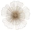 Gold Wire Flower Wall Decor, 23"