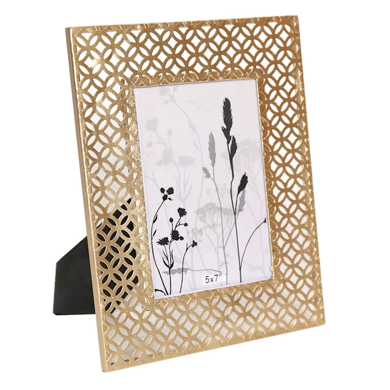 Grace Mitchell Geometric Metal Photo Frame, 5x7 3 Grace Mitchell Geometric Metal Photo Frame, 5x7