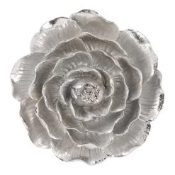 Grace Mitchell Silver Flower Decor, 9"