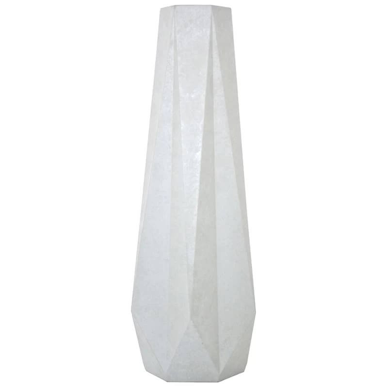 Grey Geo Floor Vase, 36" 3 Grey Geo Floor Vase, 36"