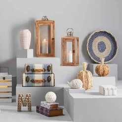 Honeybloom Blue Oval Seagrass Tray, 14" -Finest Home Decoration honeybloom blue oval seagrass tray 14 2