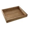 Honeybloom Brown Wood Decorative Tray, 20x16 -Finest Home Decoration honeybloom brown wood decorative tray 20x16 1