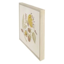 Honeybloom Foiled Floral Framed Canvas Wall Art, 13" -Finest Home Decoration honeybloom foiled floral framed canvas wall art 13 1