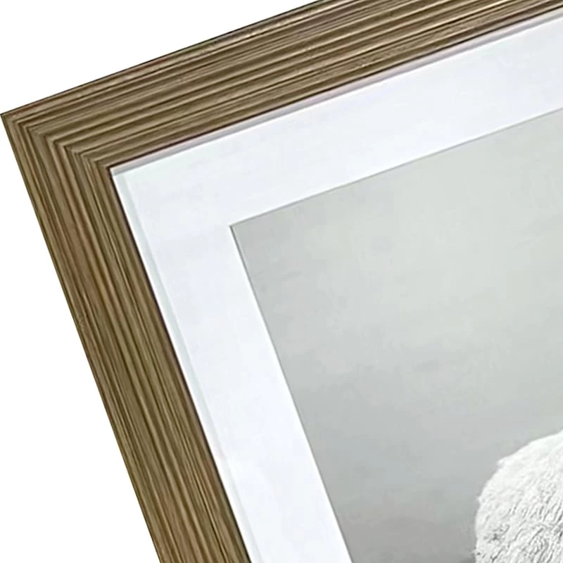 Honeybloom Glass Framed Sheep Print Wall Art, 22x18 5 Honeybloom Glass Framed Sheep Print Wall Art, 22x18 - Image 3