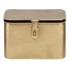Honeybloom Gold Metal Decorative Box, 7.5" -Finest Home Decoration honeybloom gold metal decorative box 7.5