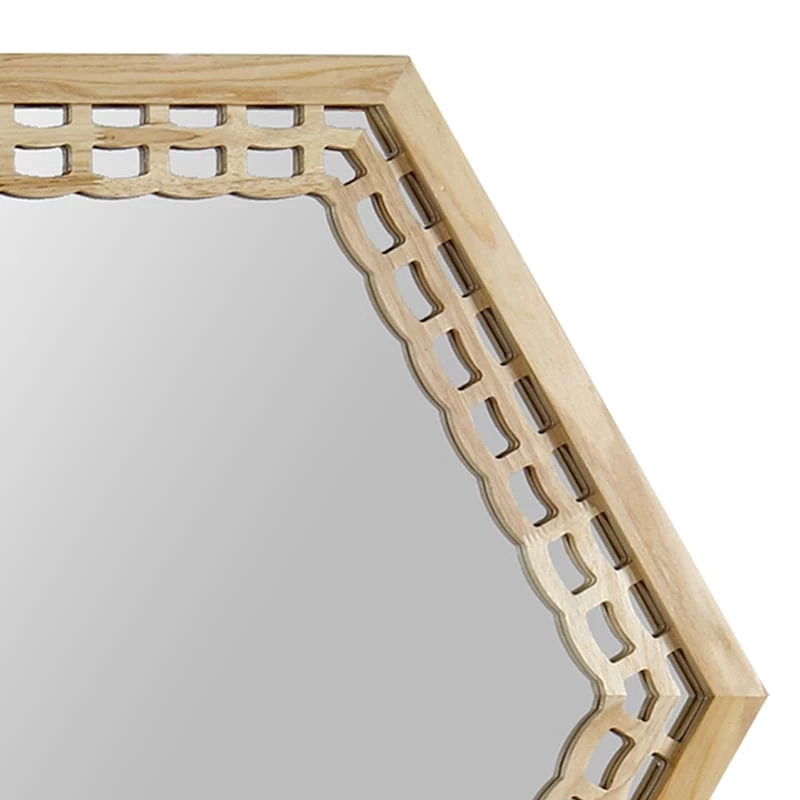 Honeybloom Hexagon Wall Mirror, 30x26 4 Honeybloom Hexagon Wall Mirror, 30x26 - Image 2