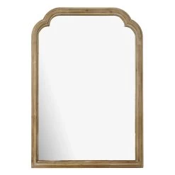 Honeybloom Wooden Framed Wall Mirror, 30x42