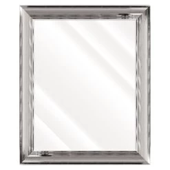 Iris Silver Framed Wall Mirror, 29x35