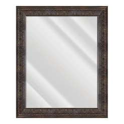 Isaac Bronze Framed Wall Mirror, 29x35