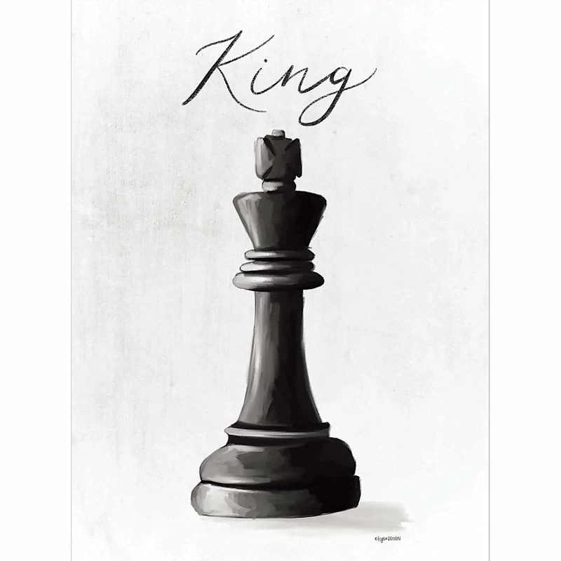 King Canvas Wall Art, 12x16 3 King Canvas Wall Art, 12x16