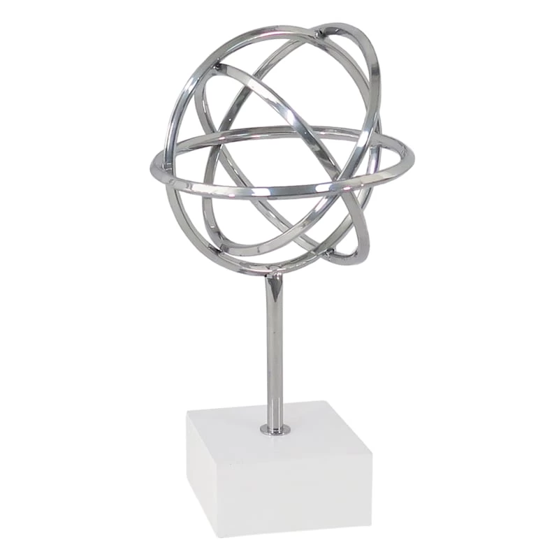 Laila Ali Metal & Wood Table Decor, 12" 3 Laila Ali Metal & Wood Table Decor, 12"