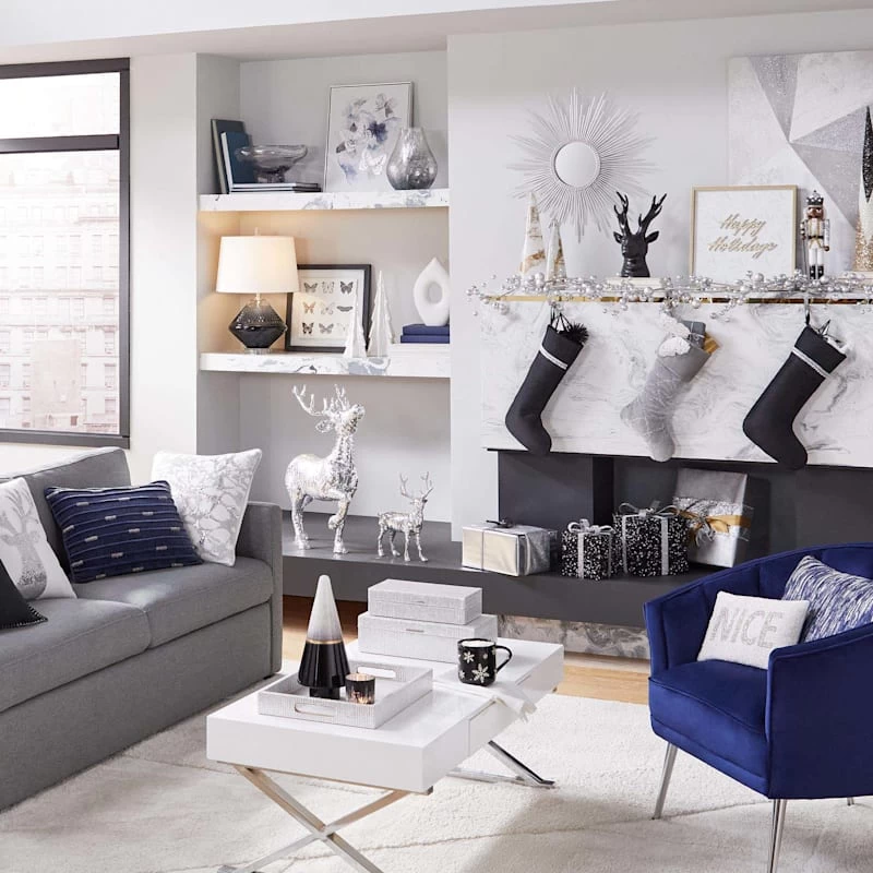 Laila Ali Metallic Seagrass Decorative Box, Medium 4 Laila Ali Metallic Seagrass Decorative Box, Medium - Image 2