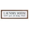 Laundry Room Wall Sign, 30x9