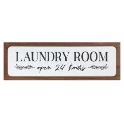 Laundry Room Wall Sign, 30x9