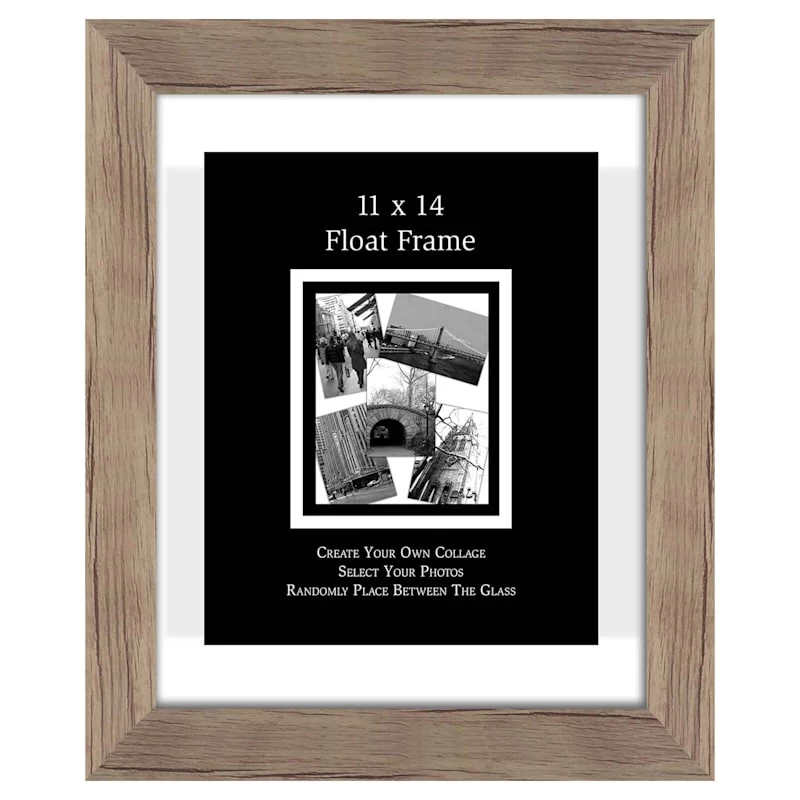 Light Floating Wall Frame, 11x14 3 Light Floating Wall Frame, 11x14