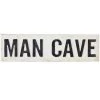 Man Cave Metal White Sign Wall Art, 24x6 -Finest Home Decoration man cave metal white sign wall art 24x6 1