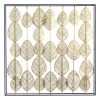 Metal Framed Gold Leave Wall Art, 32" -Finest Home Decoration metal framed gold leave wall art 32