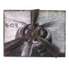 Metal Galvanized Aircraft Wall Art, 24x18