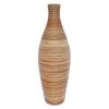Natural Rattan Floor Vase, 31"