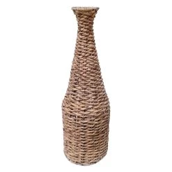 Natural Water Hyacinth Vase, 36"