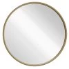 Natural Wood Round Wall Mirror, 28" -Finest Home Decoration natural wood round wall mirror 28
