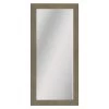 Oak Beveled Brown Full-Length Mirror, 29.4x63.4 -Finest Home Decoration oak beveled brown full length mirror 29.4x63.4