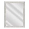 Olivia White & Silver Wall Mirror, 43x55
