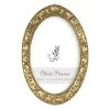 Ornate Oval Tabletop Photo Frame, 4x6