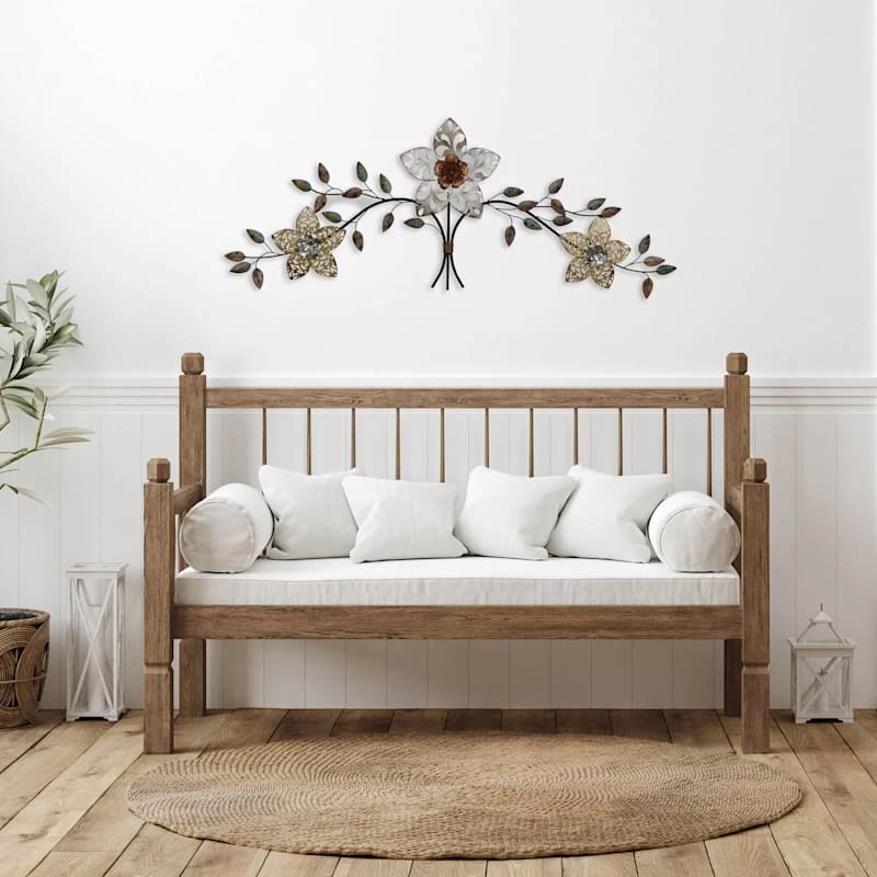 Over The Door Floral Bouquet Wall Decor, 44x16 4 Over The Door Floral Bouquet Wall Decor, 44x16 - Image 2