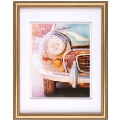 Pick & Mix 11x14 Matted To 8x10 Beaded Wall Frame, Gold